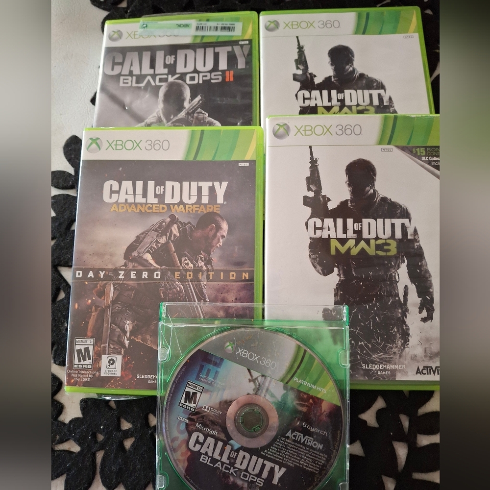 Xbox 360 Call of Duty Game Bundle